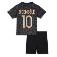 Paris Saint-Germain Ousmane Dembele #10 Tretí Detský futbalový dres 2023-24 Krátky Rukáv (+ trenírky)